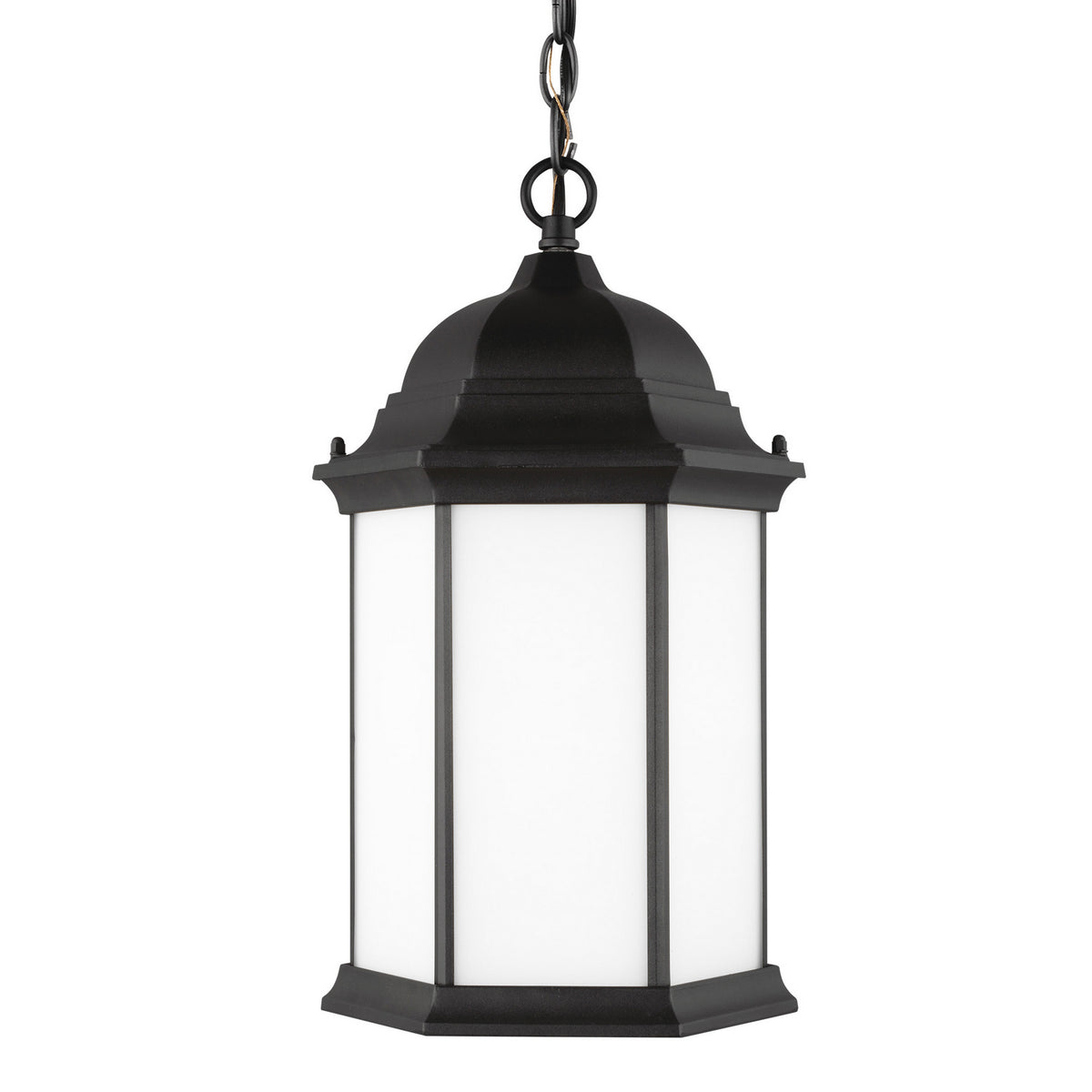 Generation Lighting - 6238751-12 - One Light Outdoor Pendant - Sevier - Black