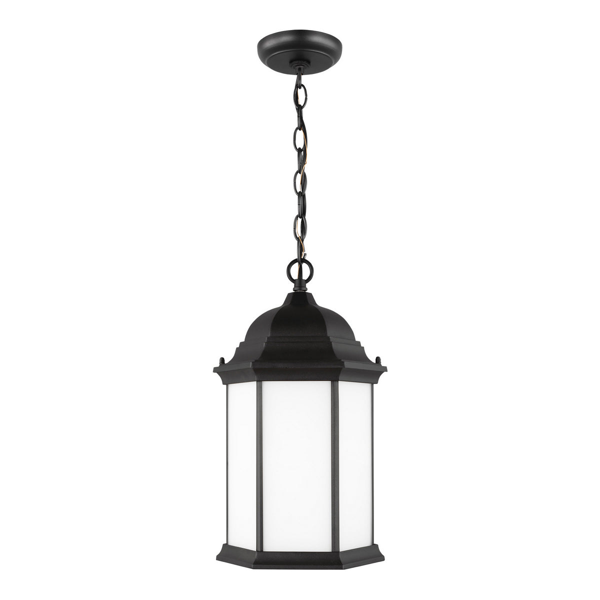 Generation Lighting - 6238751-12 - One Light Outdoor Pendant - Sevier - Black