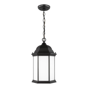 Generation Lighting. - 6238751-12 - One Light Outdoor Pendant - Sevier - Black