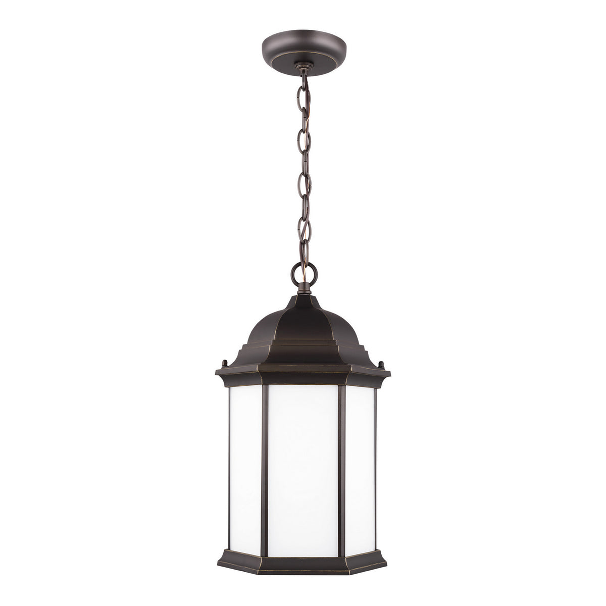 Generation Lighting - 6238751-71 - One Light Outdoor Pendant - Sevier - Antique Bronze