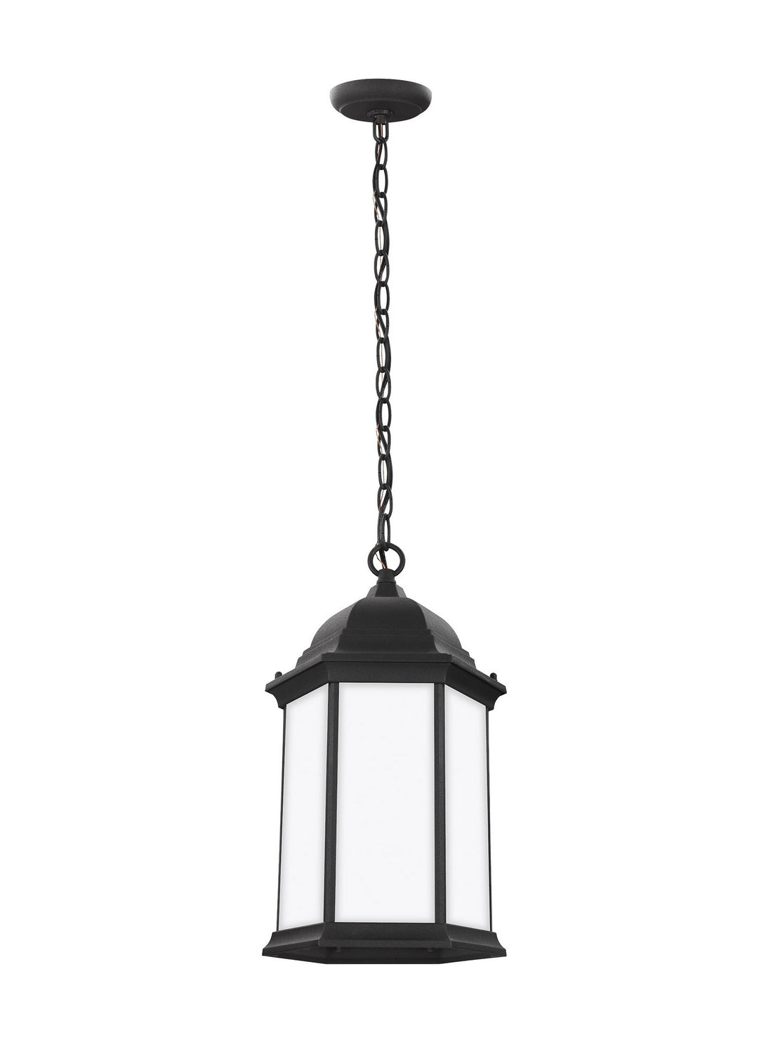 Generation Lighting. - 6238751EN3-12 - One Light Outdoor Pendant - Sevier - Black