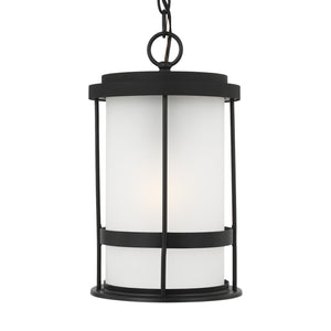 Generation Lighting. - 6290901-12 - One Light Outdoor Pendant - Wilburn - Black