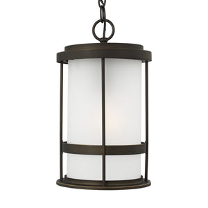 Generation Lighting. - 6290901-71 - One Light Outdoor Pendant - Wilburn - Antique Bronze