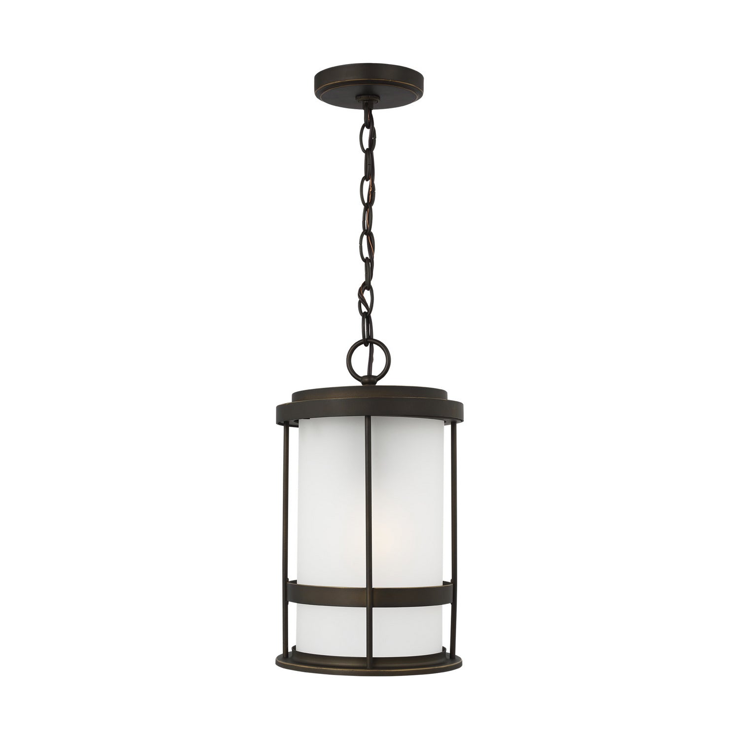 Generation Lighting. - 6290901-71 - One Light Outdoor Pendant - Wilburn - Antique Bronze