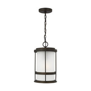 Generation Lighting. - 6290901-71 - One Light Outdoor Pendant - Wilburn - Antique Bronze