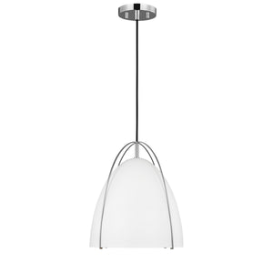 Visual Comfort Studio - 6551801-05 - One Light Pendant - Norman - Chrome