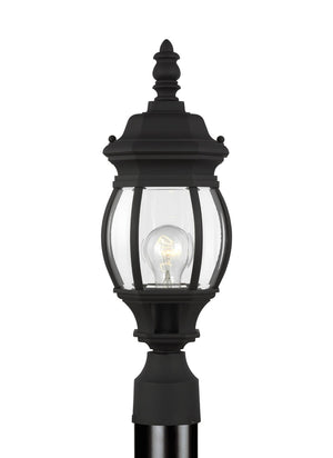 Generation Lighting. - 82202-12 - One Light Outdoor Post Lantern - Wynfield - Black