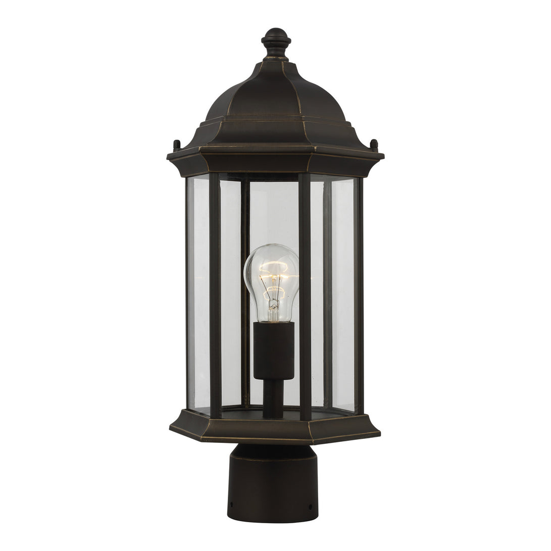 Generation Lighting. - 8238601-71 - One Light Outdoor Post Lantern - Sevier - Antique Bronze