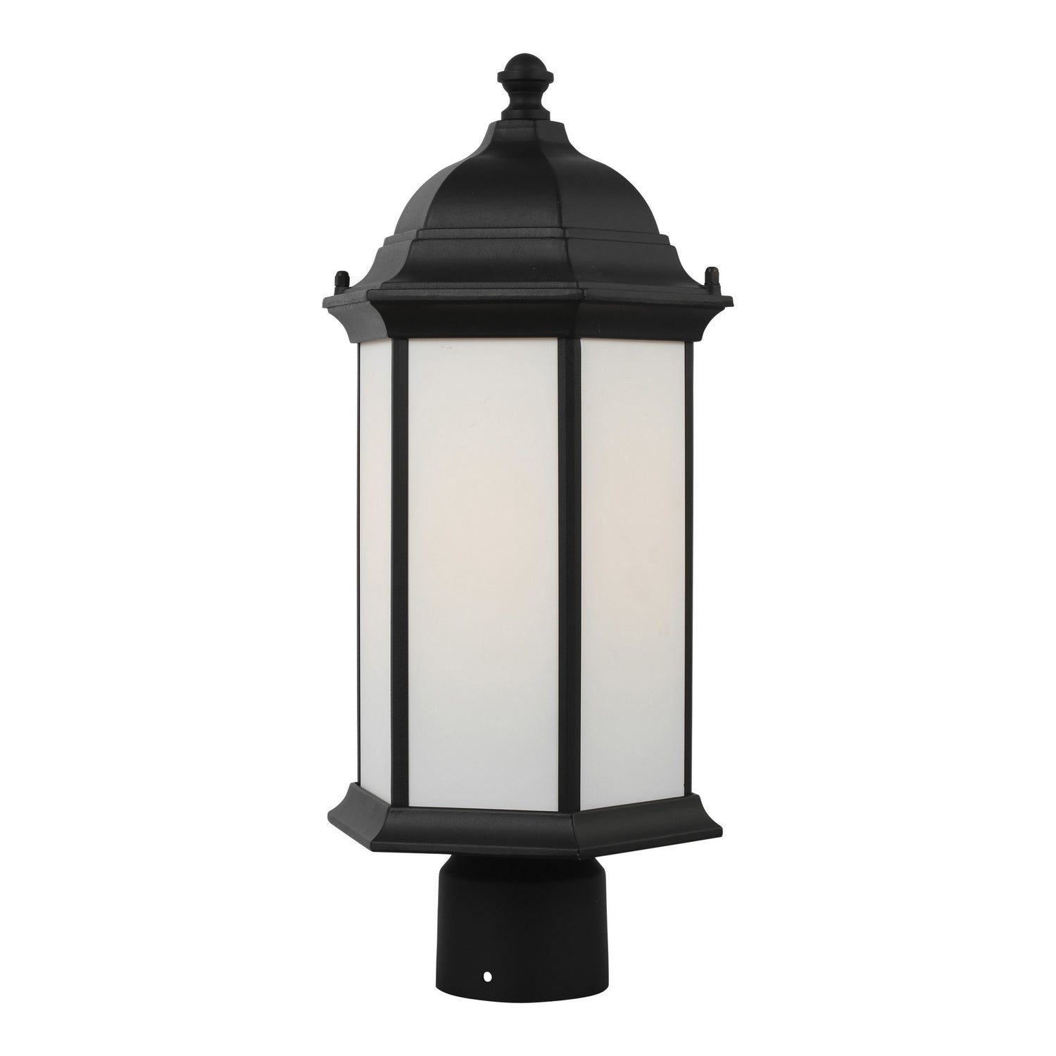 Generation Lighting. - 8238651-12 - One Light Outdoor Post Lantern - Sevier - Black