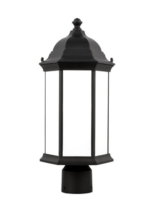 Generation Lighting. - 8238651-12 - One Light Outdoor Post Lantern - Sevier - Black