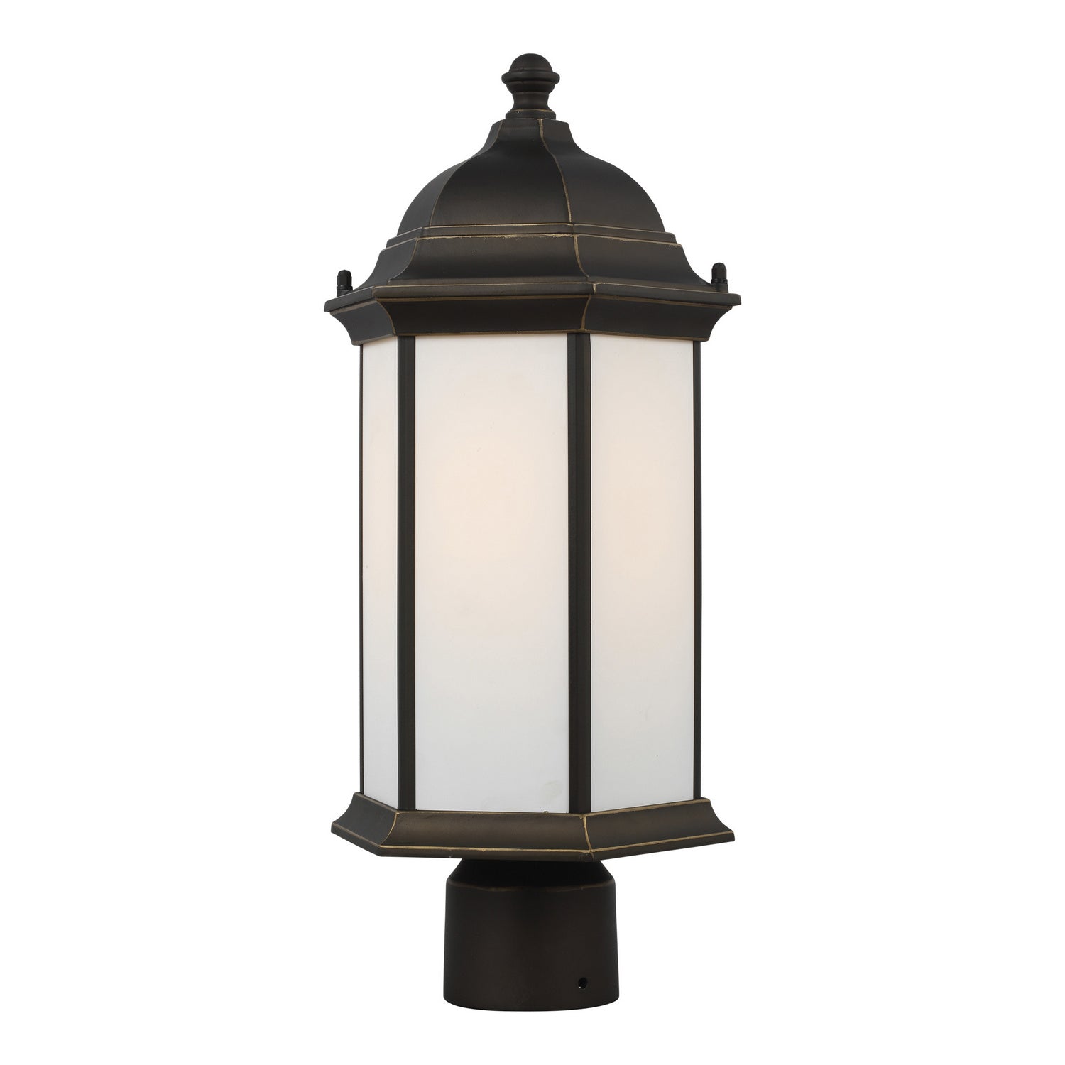 Generation Lighting. - 8238651-71 - One Light Outdoor Post Lantern - Sevier - Antique Bronze