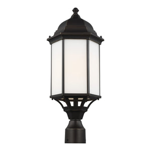 Generation Lighting. - 8238751-71 - One Light Outdoor Post Lantern - Sevier - Antique Bronze