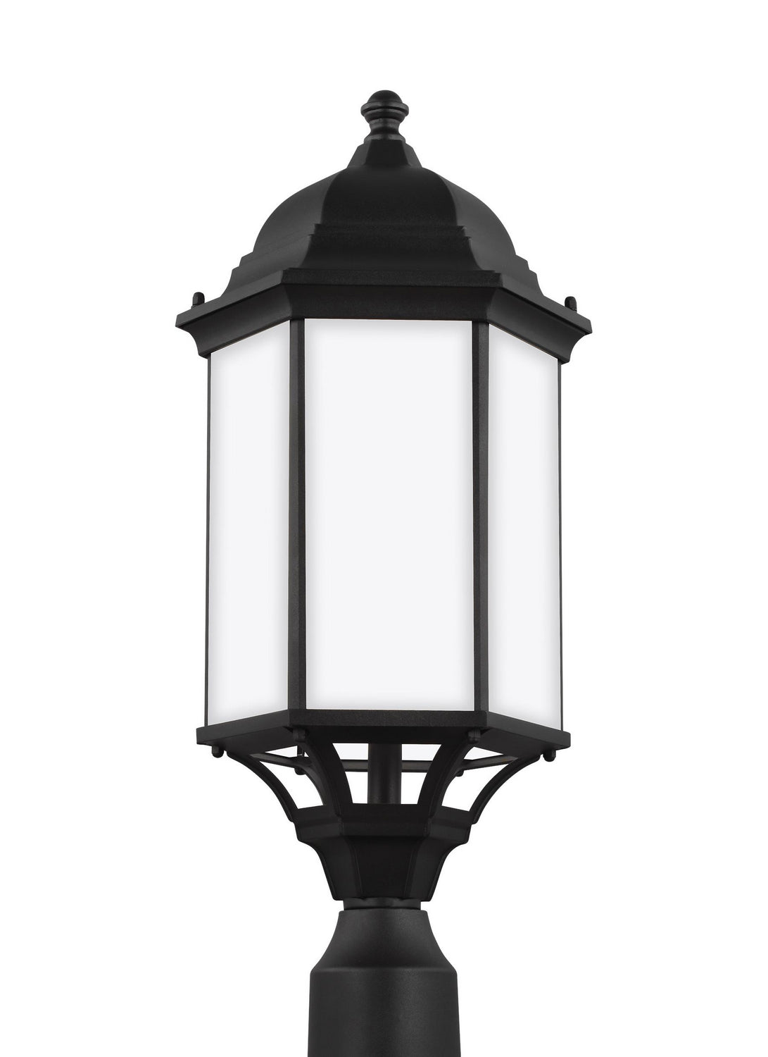 Generation Lighting. - 8238751EN3-12 - One Light Outdoor Post Lantern - Sevier - Black