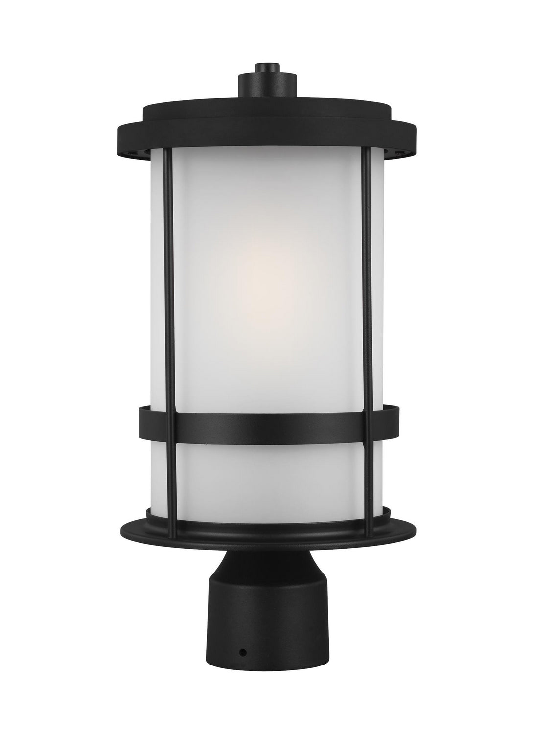 Generation Lighting. - 8290901EN3-12 - One Light Outdoor Post Lantern - Wilburn - Black