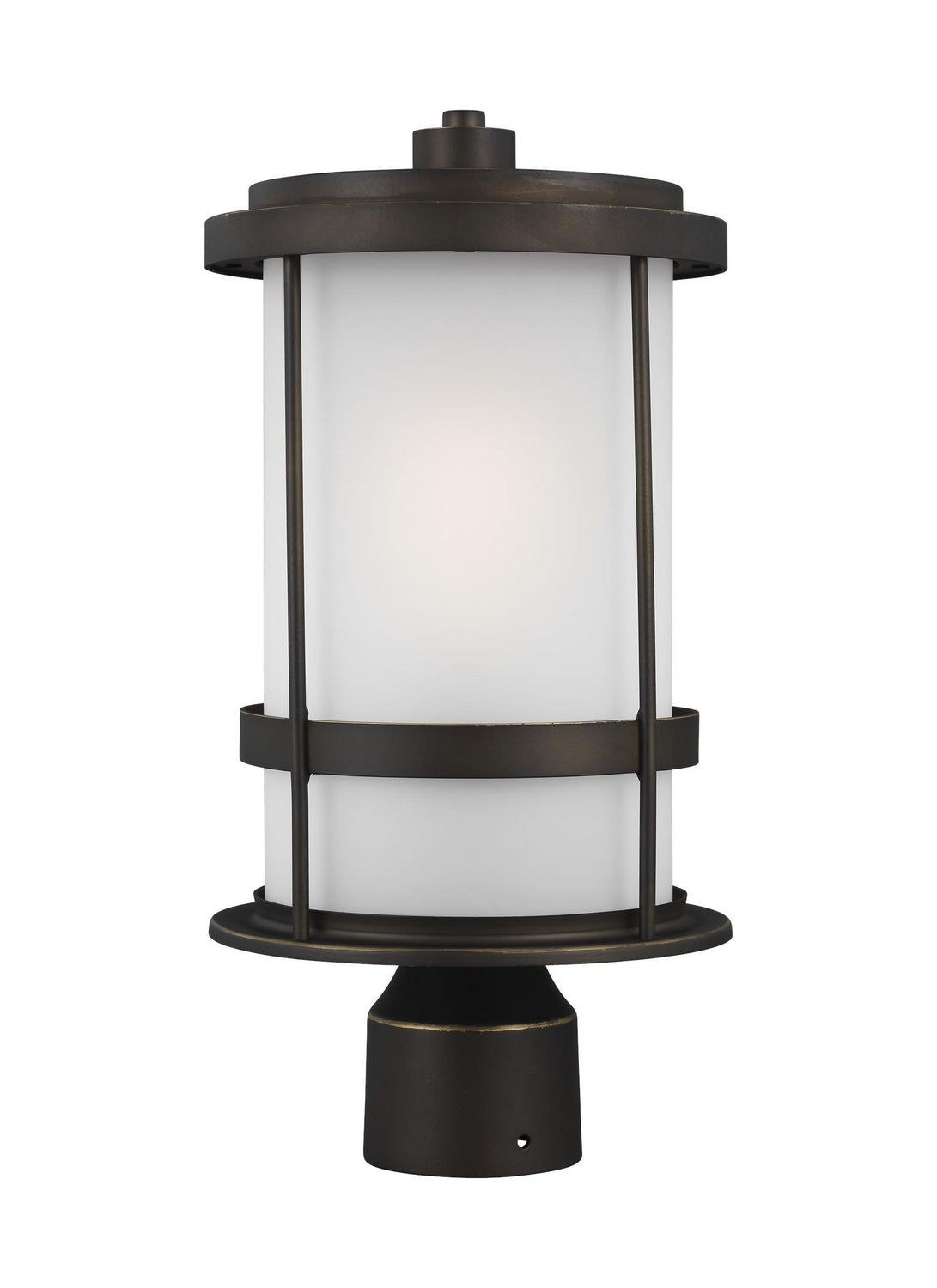 Generation Lighting. - 8290901EN3-71 - One Light Outdoor Post Lantern - Wilburn - Antique Bronze