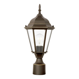 Generation Lighting. - 82938-71 - One Light Outdoor Post Lantern - Bakersville - Antique Bronze