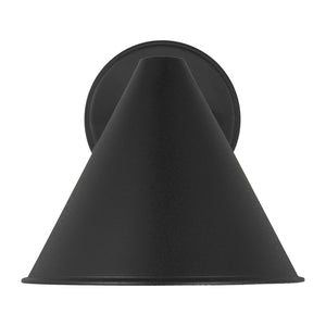 Generation Lighting. - 8438501-12 - One Light Outdoor Wall Lantern - Crittenden - Black