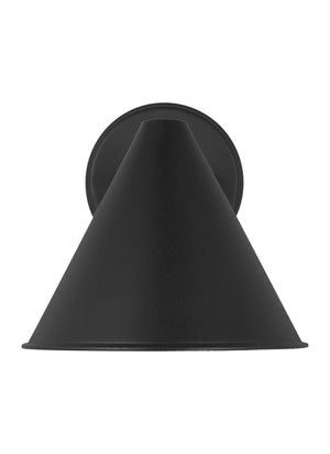 Generation Lighting. - 8438501EN3-12 - One Light Outdoor Wall Lantern - Crittenden - Black