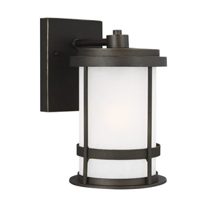 Generation Lighting. - 8590901-71 - One Light Outdoor Wall Lantern - Wilburn - Antique Bronze