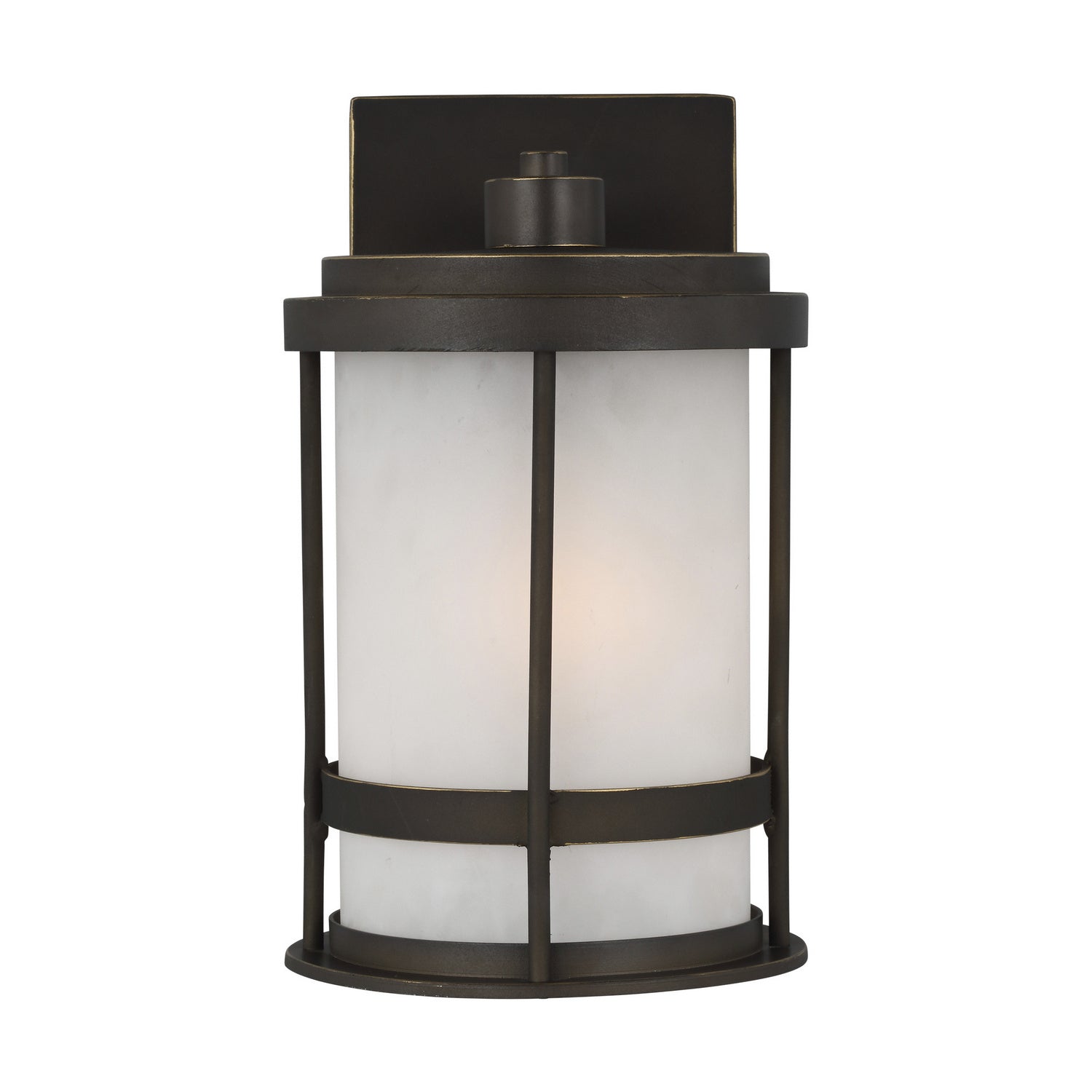 Generation Lighting. - 8590901-71 - One Light Outdoor Wall Lantern - Wilburn - Antique Bronze