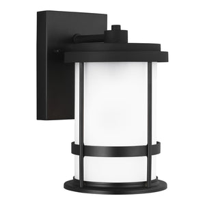 Generation Lighting. - 8590901D-12 - One Light Outdoor Wall Lantern - Wilburn - Black