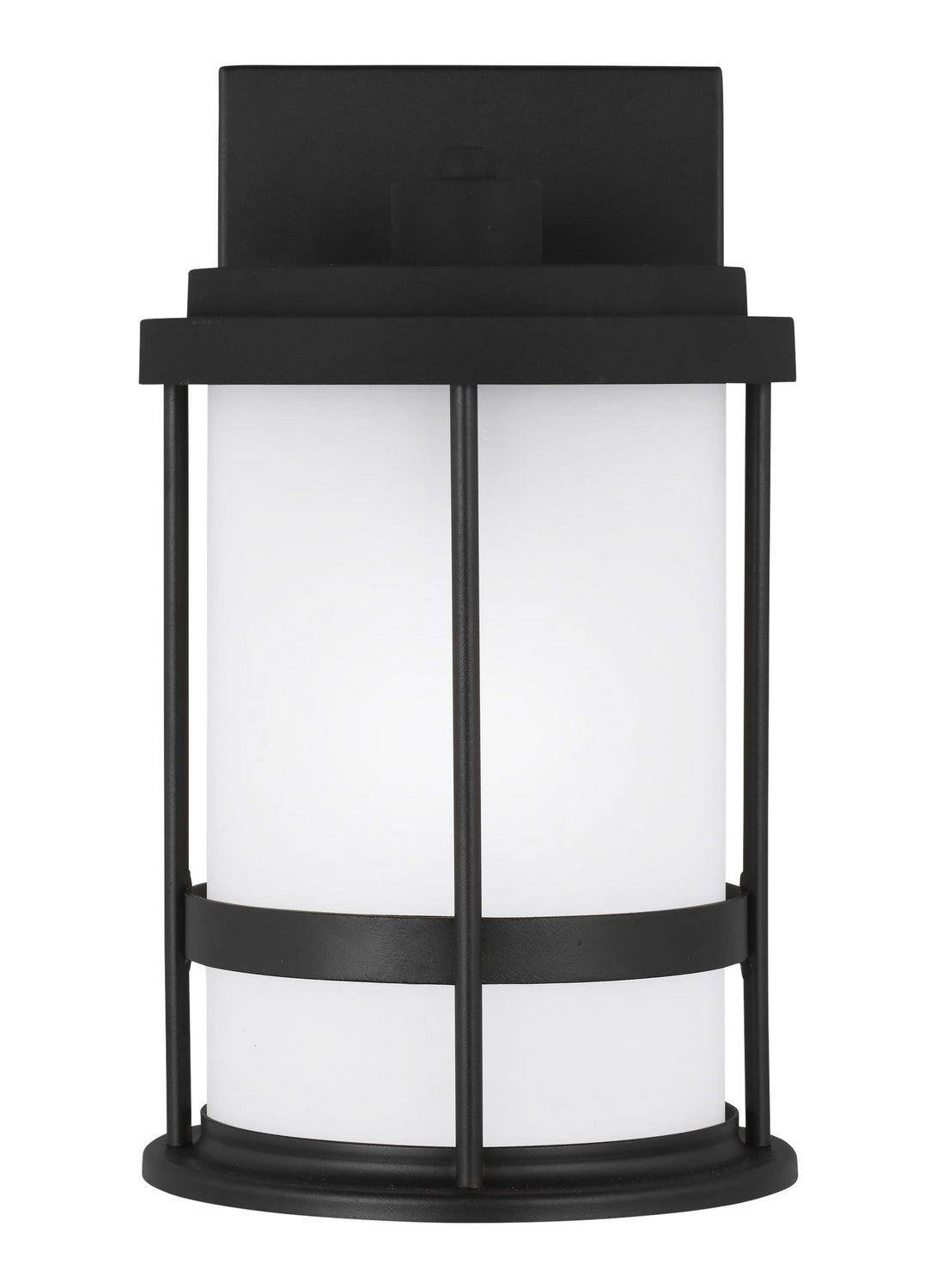 Generation Lighting. - 8590901DEN3-12 - One Light Outdoor Wall Lantern - Wilburn - Black