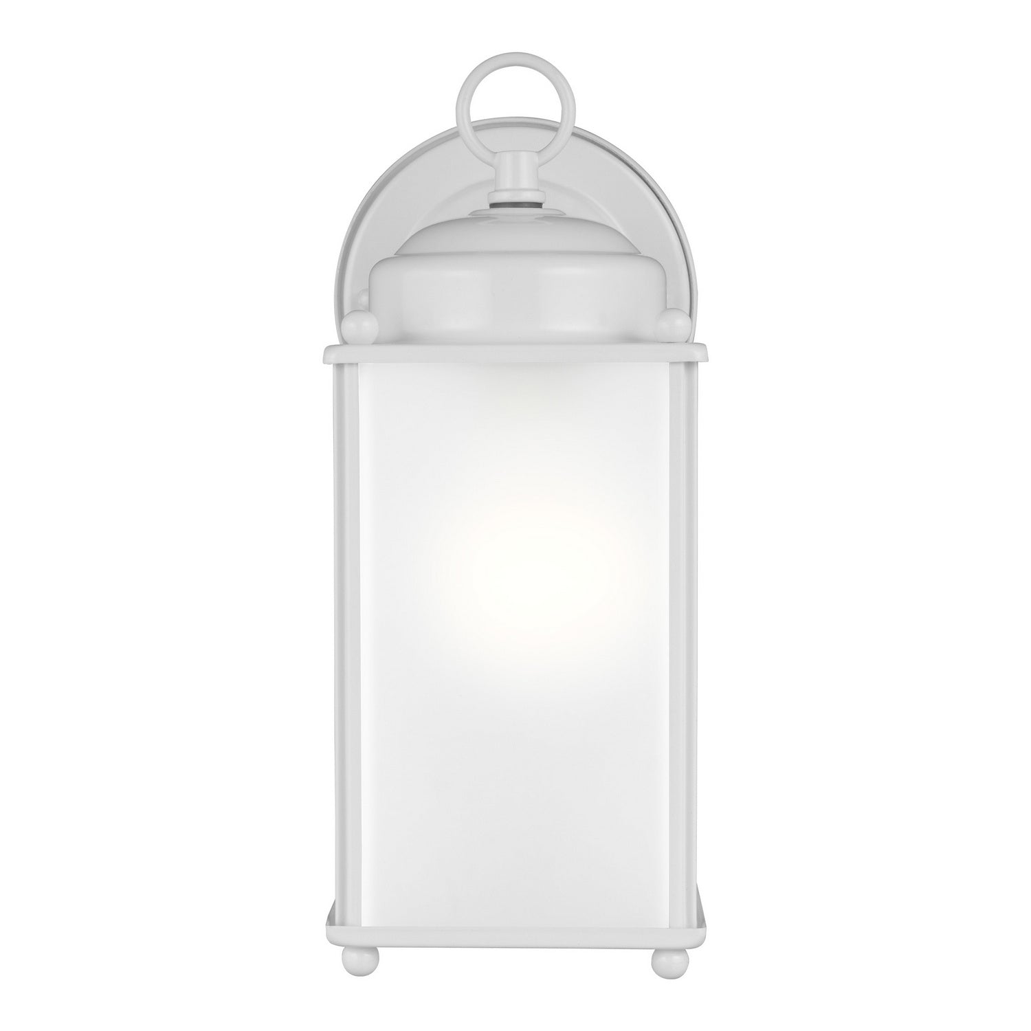 Generation Lighting. - 8593001-15 - One Light Outdoor Wall Lantern - New Castle - White