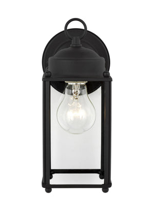 Generation Lighting. - 8593-12 - One Light Outdoor Wall Lantern - New Castle - Black