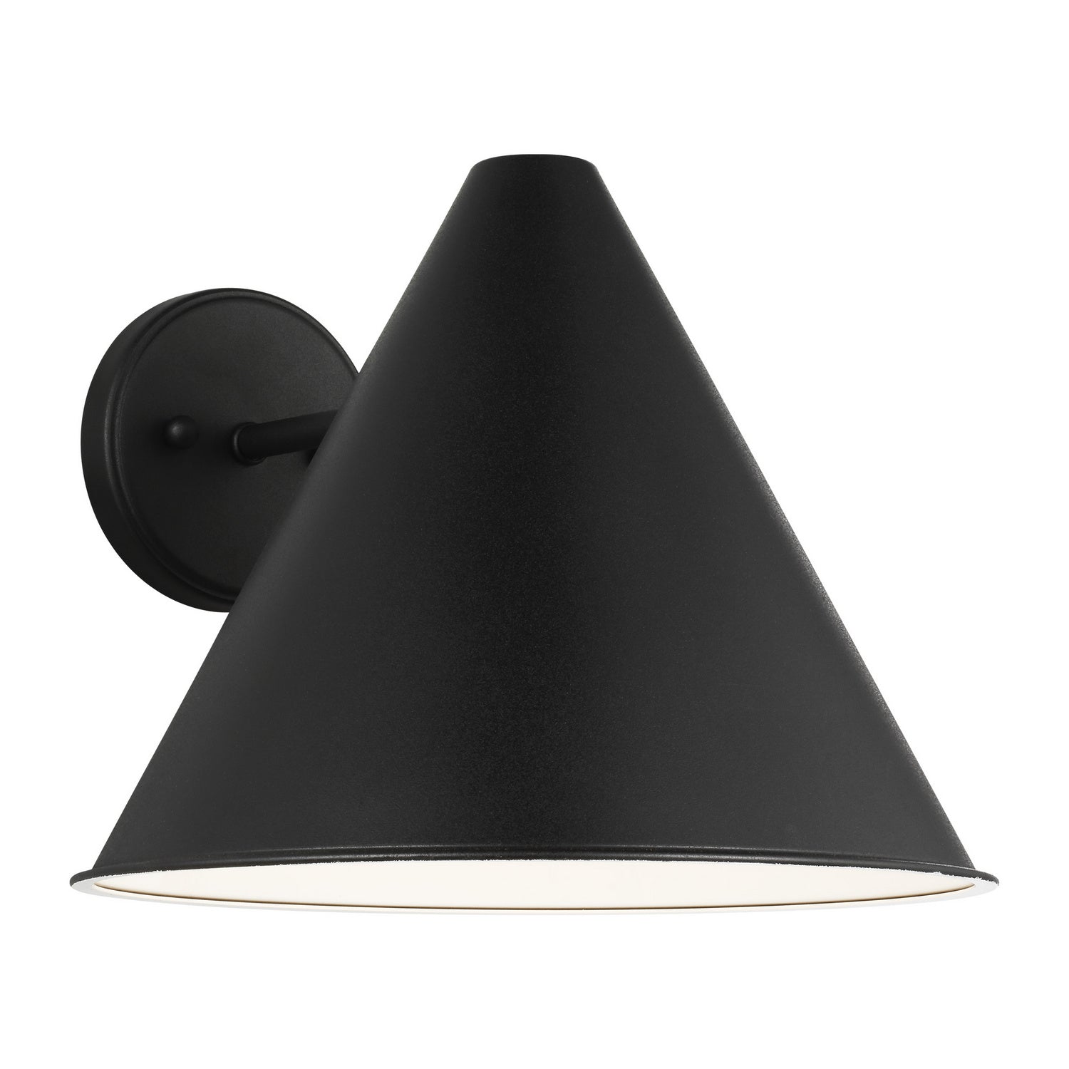 Generation Lighting. - 8638501-12 - One Light Outdoor Wall Lantern - Crittenden - Black