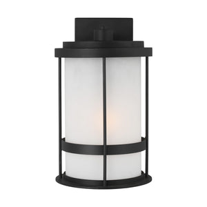 Generation Lighting. - 8690901-12 - One Light Outdoor Wall Lantern - Wilburn - Black