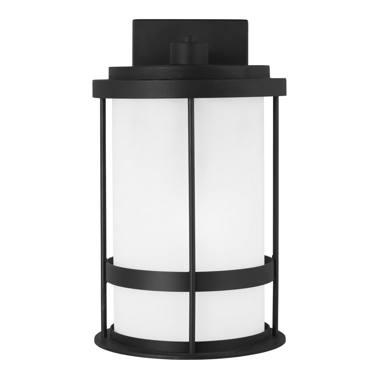 Generation Lighting. - 8690901D-12 - One Light Outdoor Wall Lantern - Wilburn - Black