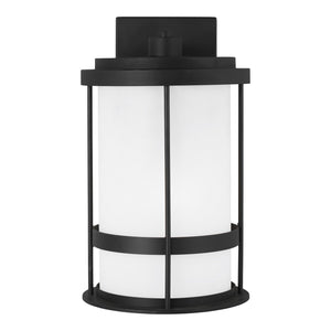 Generation Lighting. - 8690901D-12 - One Light Outdoor Wall Lantern - Wilburn - Black