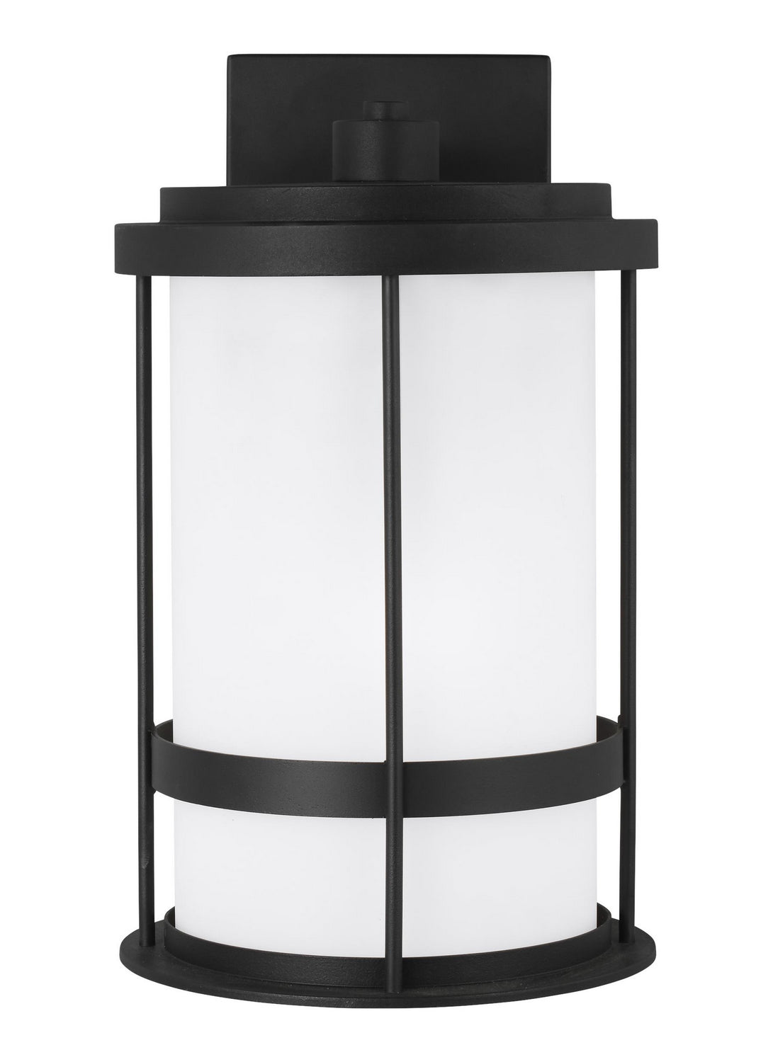 Generation Lighting. - 8690901DEN3-12 - One Light Outdoor Wall Lantern - Wilburn - Black