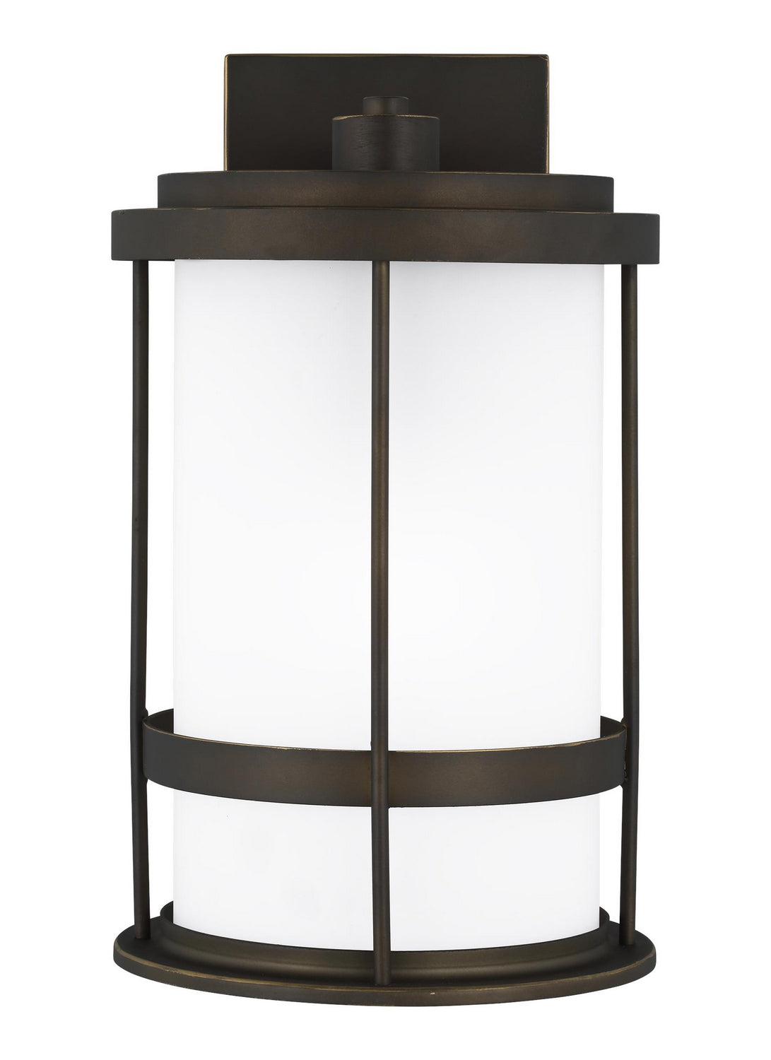 Generation Lighting. - 8690901DEN3-71 - One Light Outdoor Wall Lantern - Wilburn - Antique Bronze