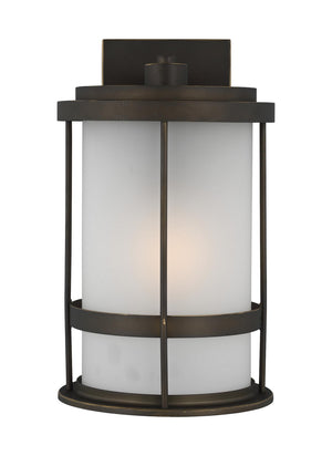 Generation Lighting. - 8690901EN3-71 - One Light Outdoor Wall Lantern - Wilburn - Antique Bronze