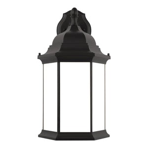 Generation Lighting. - 8738751-12 - One Light Outdoor Wall Lantern - Sevier - Black