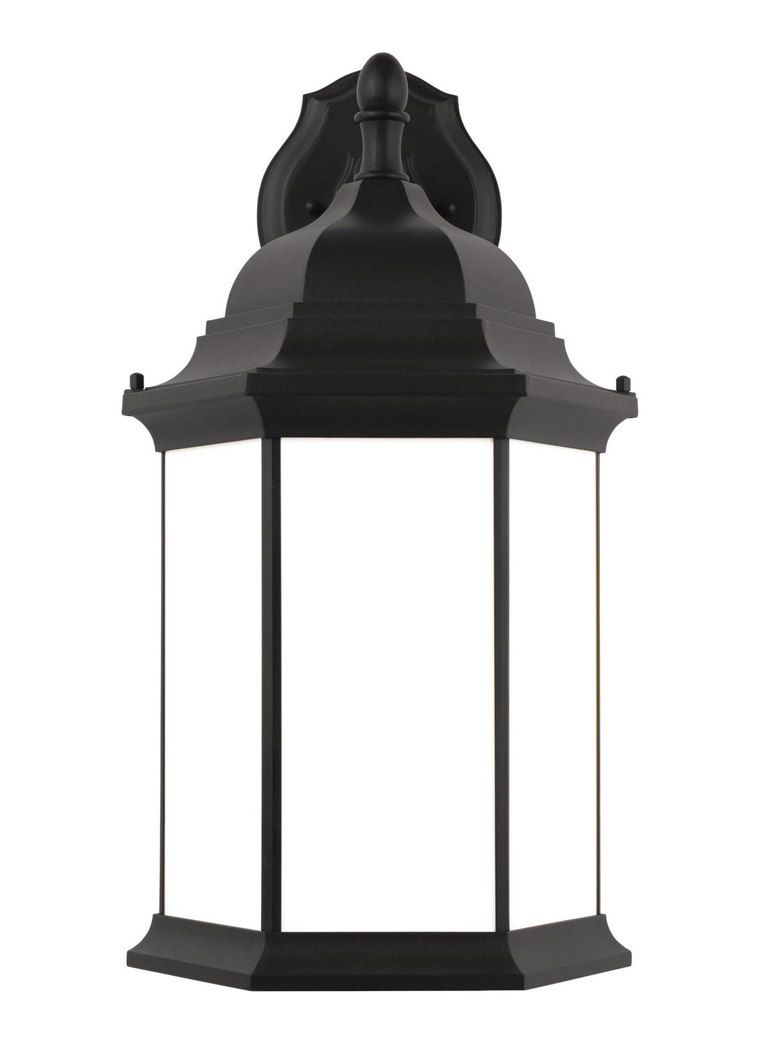 Generation Lighting. - 8738751EN3-12 - One Light Outdoor Wall Lantern - Sevier - Black