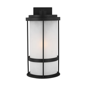 Generation Lighting. - 8790901-12 - One Light Outdoor Wall Lantern - Wilburn - Black