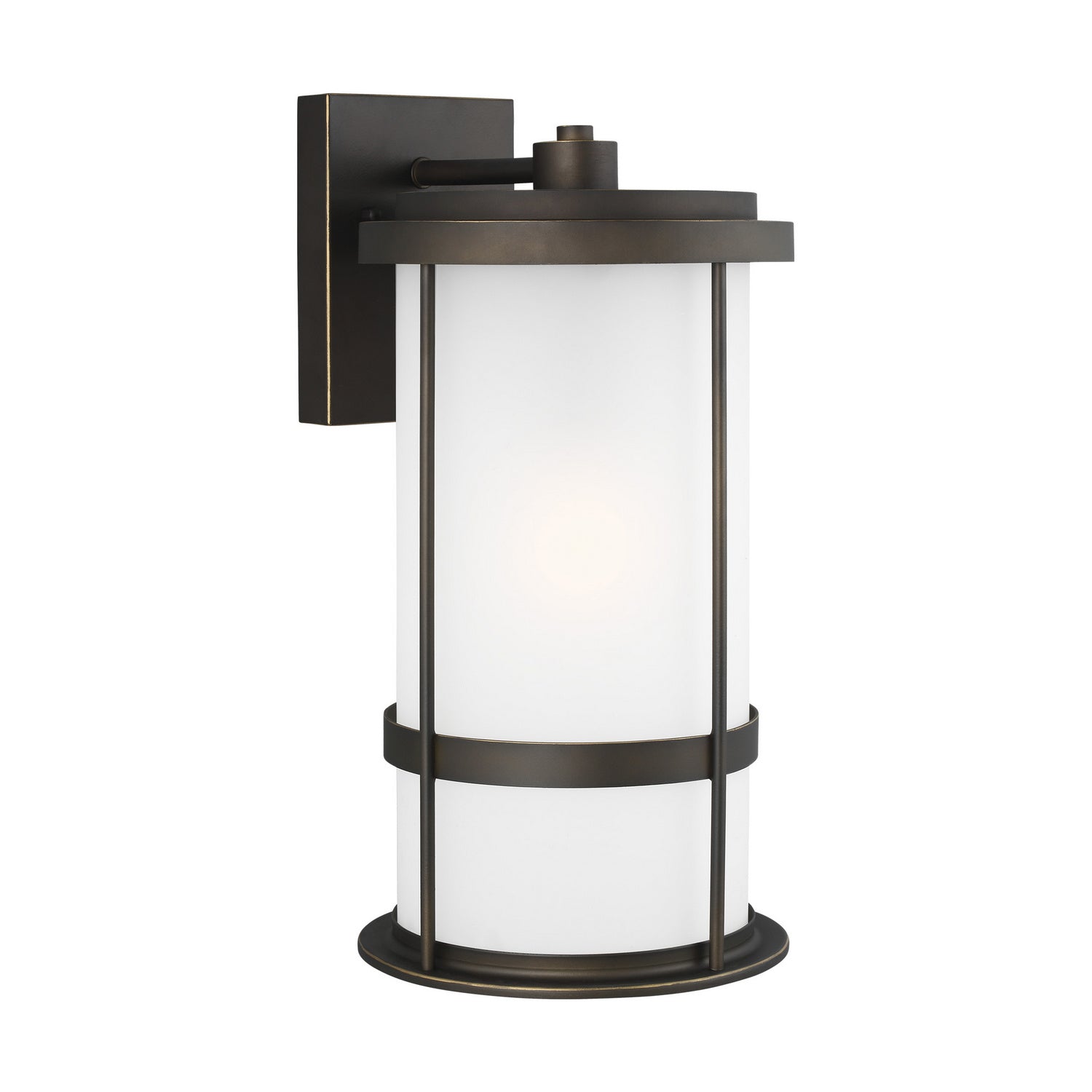 Generation Lighting. - 8790901-71 - One Light Outdoor Wall Lantern - Wilburn - Antique Bronze