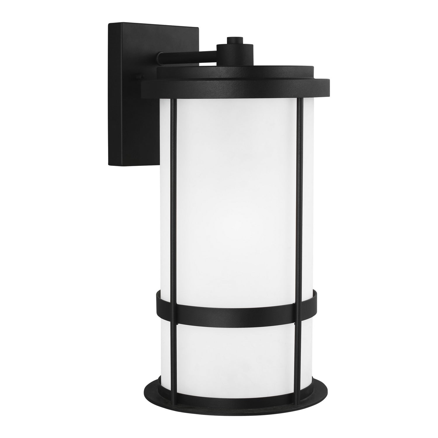 Generation Lighting. - 8790901D-12 - One Light Outdoor Wall Lantern - Wilburn - Black