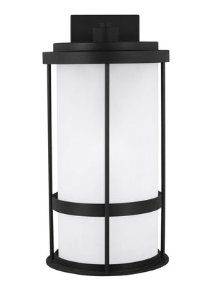 Generation Lighting. - 8790901DEN3-12 - One Light Outdoor Wall Lantern - Wilburn - Black