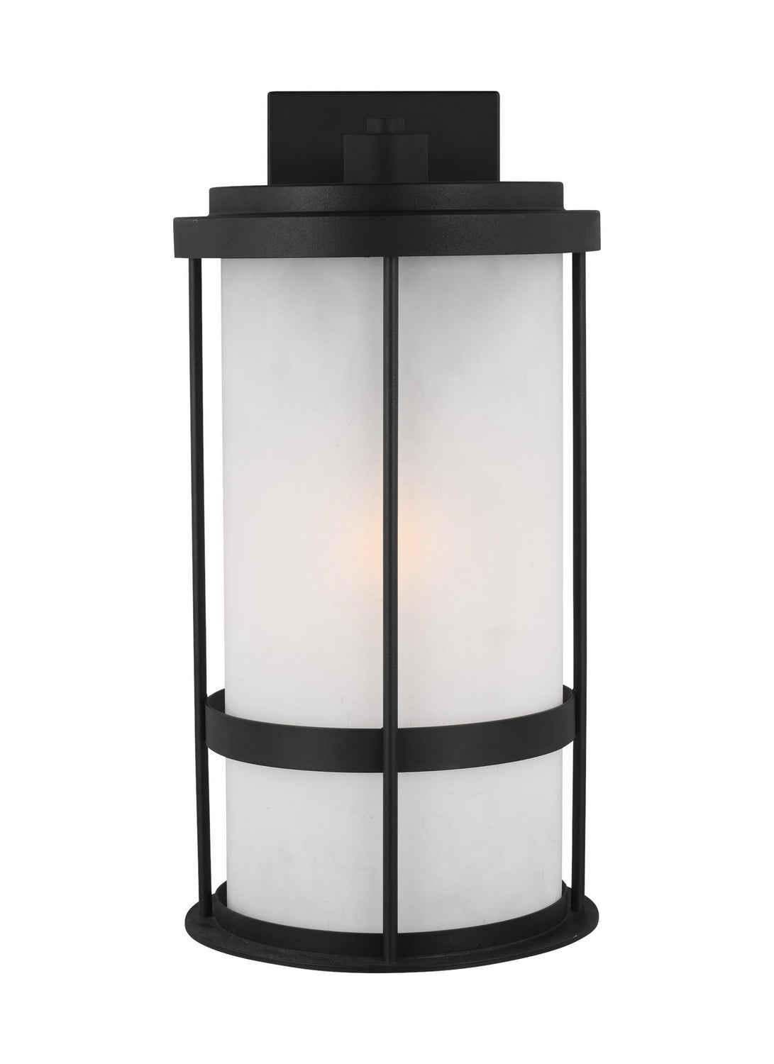 Generation Lighting. - 8790901EN3-12 - One Light Outdoor Wall Lantern - Wilburn - Black