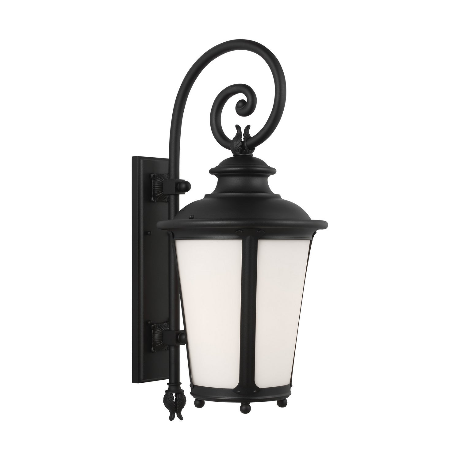 Generation Lighting. - 88243-12 - One Light Outdoor Wall Lantern - Cape May - Black