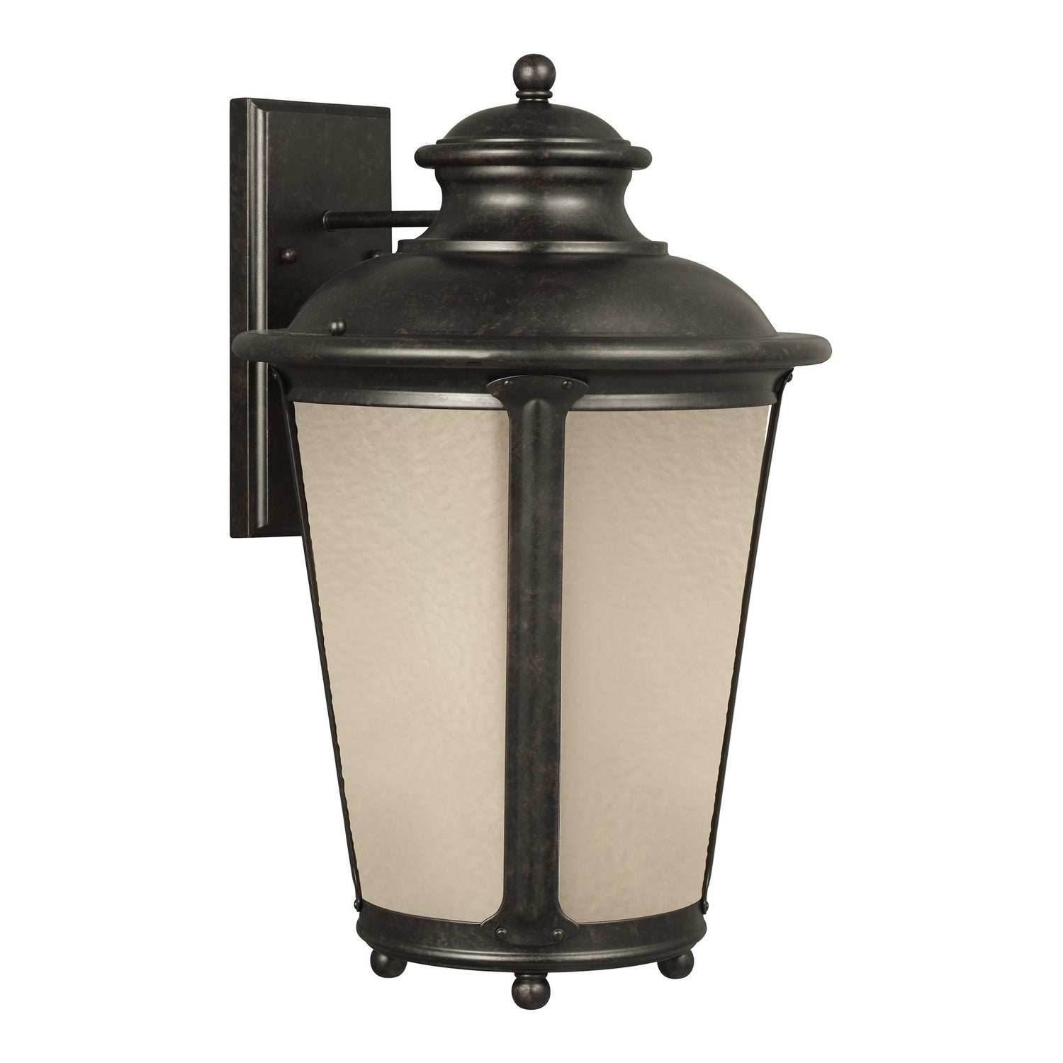 Generation Lighting. - 88244-780 - One Light Outdoor Wall Lantern - Cape May - Burled Iron