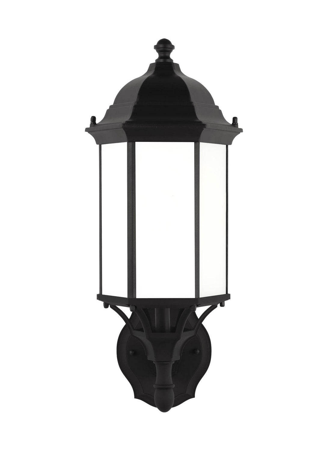 Generation Lighting. - 8838751-12 - One Light Outdoor Wall Lantern - Sevier - Black