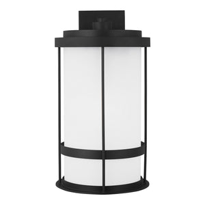 Generation Lighting. - 8890901D-12 - One Light Outdoor Wall Lantern - Wilburn - Black