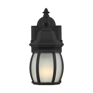 Generation Lighting. - 89104-12 - One Light Outdoor Wall Lantern - Wynfield - Black