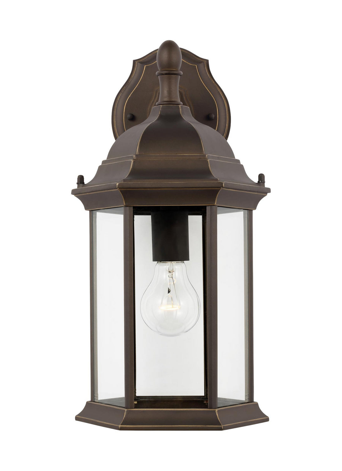 Generation Lighting. - 8938701-71 - One Light Outdoor Wall Lantern - Sevier - Antique Bronze