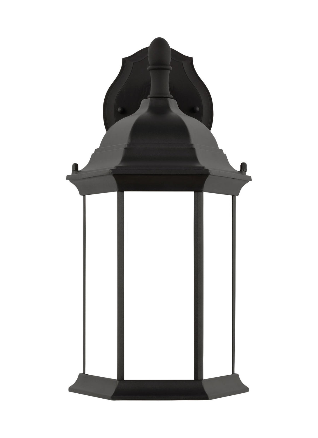 Generation Lighting. - 8938751-12 - One Light Outdoor Wall Lantern - Sevier - Black