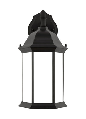 Generation Lighting. - 8938751-12 - One Light Outdoor Wall Lantern - Sevier - Black